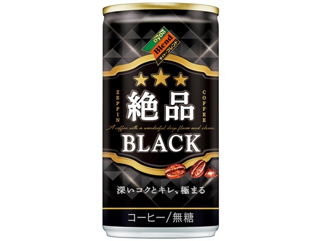 【ケース販売】ダイドー ブレンド絶品ブラック缶１８５ｇ  ×30 【全国送料無料】(一部地域別途)・まとめ買い・防災備蓄にも最適の画像