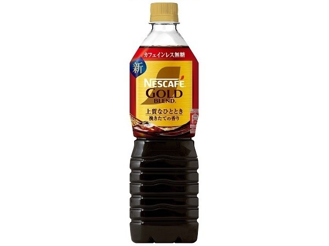 【ケース販売】ゴールドブレンド ボトルカフェインレス ９００ｍｌ  ×12 【全国送料無料】(一部地域別途)・まとめ買い・防災備蓄にも最適の画像