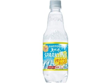 【ケース販売】サントリー 天然水スパークレモン自販機Ｐ４９０ｍｌ  ×24 【全国送料無料】(一部地域別途)・まとめ買い・防災備蓄にも最適の画像