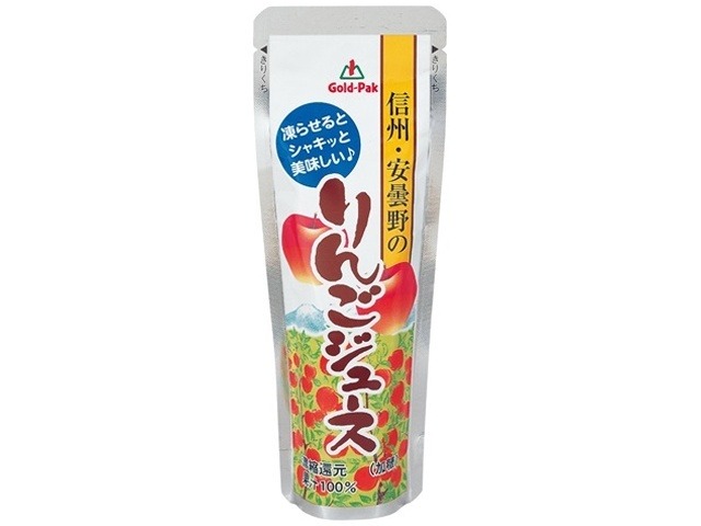 【ケース販売】ゴールドパック 信州安曇野のリンゴジュース８０ｇ ×20 【全国送料無料】(一部地域別途)・まとめ買い・防災備蓄にも最適の画像