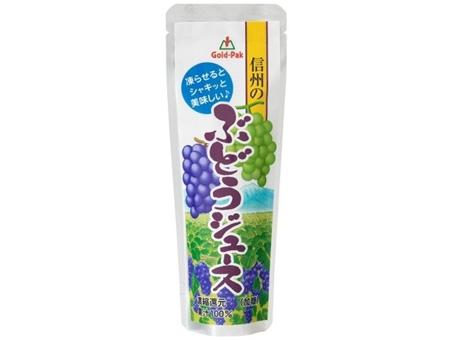 【ケース販売】ゴールドパック 信州のぶどうジュース ８０ｇ ×20 【全国送料無料】(一部地域別途)・まとめ買い・防災備蓄にも最適の画像