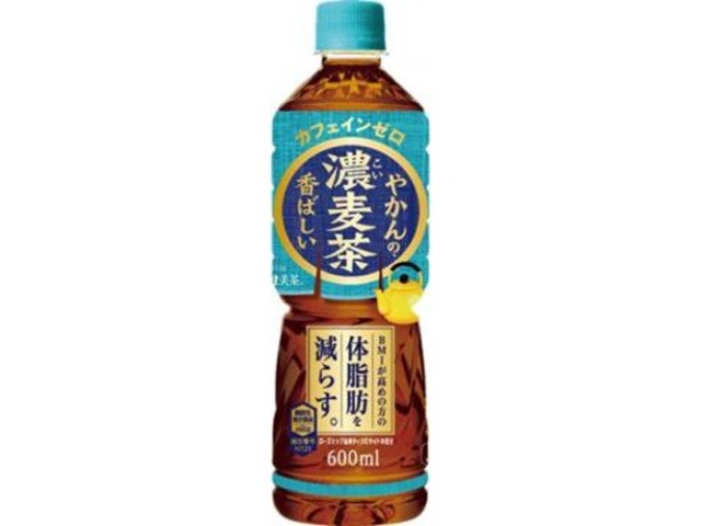 【ケース販売】やかんの濃麦茶 ＦＲＯＭ 爽健美茶 Ｐ６００ｍｌ ×24 【全国送料無料】(一部地域別途)・まとめ買い・防災備蓄にも最適の画像