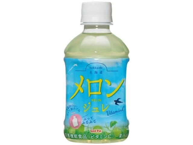 【ケース販売】ゴールドパック 北海道メロンジュレ Ｐ２７５ｍｌ  ×24 【全国送料無料】(一部地域別途)・まとめ買い・防災備蓄にも最適の画像
