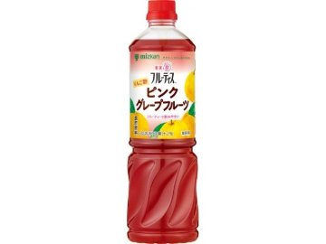【ケース販売】ミツカン 業フルりんご酢ピンクグレープフルーツ１Ｌ ×8 【全国送料無料】(一部地域別途)・まとめ買い・防災備蓄にも最適の画像