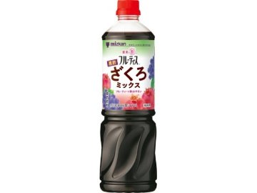 【ケース販売】ミツカン 業フルーティス 黒酢ざくろミックス１Ｌ ×8 【全国送料無料】(一部地域別途)・まとめ買い・防災備蓄にも最適の画像