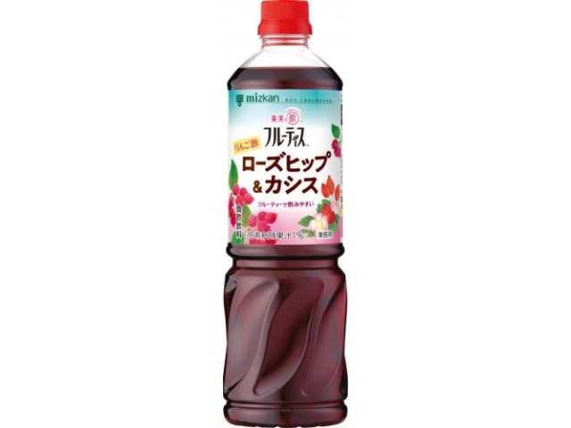 【ケース販売】ミツカン 業フル りんご酢ローズヒップ＆カシス１Ｌ ×8 【全国送料無料】(一部地域別途)・まとめ買い・防災備蓄にも最適の画像