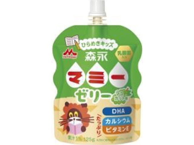 【ケース販売】森乳 マミーゼリー ひらめきキッズ１２５ｇ ×36 【全国送料無料】(一部地域別途)・まとめ買い・防災備蓄にも最適の画像