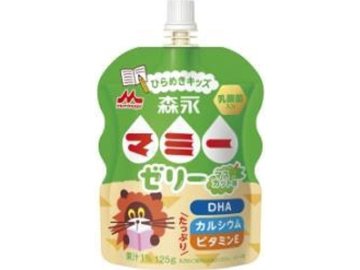 【ケース販売】森乳 マミーゼリー ひらめきキッズ１２５ｇ ×36 【全国送料無料】(一部地域別途)・まとめ買い・防災備蓄にも最適の画像