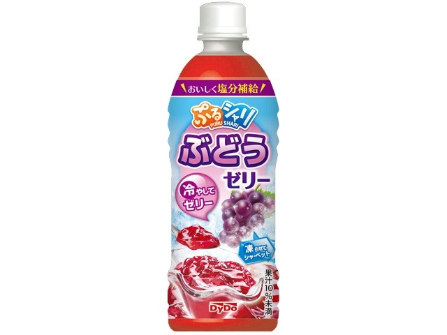 ダイドーぷるシャリぶどうゼリーＰ４９０ｍｌ ×24 【全国送料無料】(一部地域別途)の画像