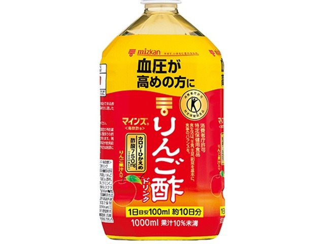 【ケース販売】ミツカン マインズりんご酢ドリンク １０００ｍｌ ×6 【全国送料無料】(一部地域別途)・まとめ買い・防災備蓄にも最適の画像