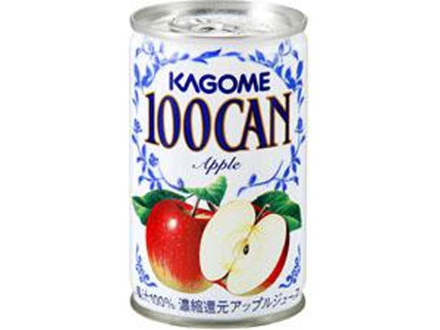 【ケース販売】カゴメ １００ＣＡＮアップル １６０ｇ ×30 【全国送料無料】(一部地域別途)・まとめ買い・防災備蓄にも最適の画像
