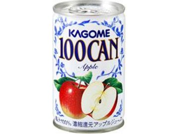 【ケース販売】カゴメ １００ＣＡＮアップル １６０ｇ ×30 【全国送料無料】(一部地域別途)・まとめ買い・防災備蓄にも最適の画像