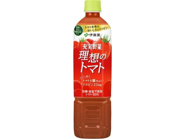 【ケース販売】伊藤園 充実野菜 理想のトマトＰ７４０ｇ ×15 【全国送料無料】(一部地域別途)・まとめ買い・防災備蓄にも最適の画像