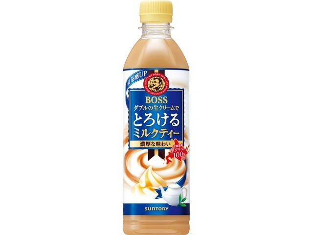 【ケース販売】ボス とろけるミルクティー Ｐ５００ｍｌ ×24 【全国送料無料】(一部地域別途)・まとめ買い・防災備蓄にも最適の画像