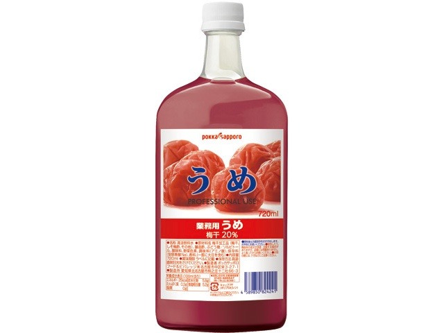【ケース販売】ポッカサッポロフード 業務用うめ ７２０ｍｌ ×6 【全国送料無料】(一部地域別途)・まとめ買い・防災備蓄にも最適の画像