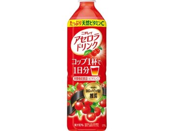 【ケース販売】ニチレイ アセロラドリンク ９００ｍｌ ×12 【全国送料無料】(一部地域別途)・まとめ買い・防災備蓄にも最適の画像