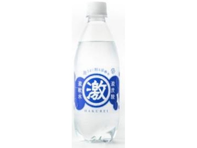 【ケース販売】友桝 ハクレイ激炭酸激軟水 Ｐ５００ｍｌ  ×24 【全国送料無料】(一部地域別途)・まとめ買い・防災備蓄にも最適の画像