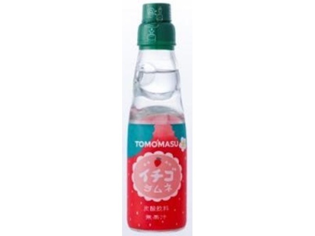 【ケース販売】友桝 イチゴラムネ ２００ｍｌ ×30 【全国送料無料】(一部地域別途)・まとめ買い・防災備蓄にも最適の画像