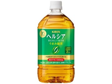 【ケース販売】キリン ヘルシア うまみ緑茶Ｐ１０００ｍｌ  ×12 【全国送料無料】(一部地域別途)・まとめ買い・防災備蓄にも最適の画像