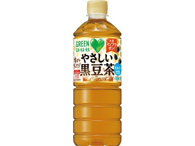 【ケース販売】ＧＲＥＥＮ ＤＡＫＡＲＡ やさしい黒豆茶Ｐ５００  ×24 【全国送料無料】(一部地域別途)・まとめ買い・防災備蓄にも最適の画像