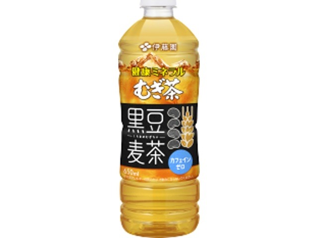 【ケース販売】伊藤園 健康ミネラルむぎ茶黒豆麦茶Ｐ６５０ｍｌ  ×24 【全国送料無料】(一部地域別途)・まとめ買い・防災備蓄にも最適の画像