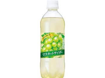 【ケース販売】サントリー マスカットサイダー自動販機用Ｐ４９０  ×24 【全国送料無料】(一部地域別途)・まとめ買い・防災備蓄にも最適の画像