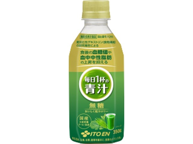 【ケース販売】伊藤園 毎日１杯の青汁 無糖Ｐ３５０ｇ  ×24 【全国送料無料】(一部地域別途)・まとめ買い・防災備蓄にも最適の画像