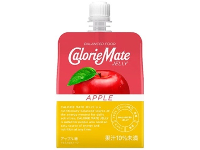 【ケース販売】大塚 カロリーメイトゼリーアップル味 ２１５ｇ  ×24 【全国送料無料】(一部地域別途)・まとめ買い・防災備蓄にも最適の画像