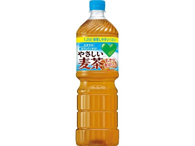 【ケース販売】ＧＲＥＥＮ ＤＡＫＡＲＡ やさしい麦茶１．２５Ｌ  ×8 【全国送料無料】(一部地域別途)・まとめ買い・防災備蓄にも最適の画像