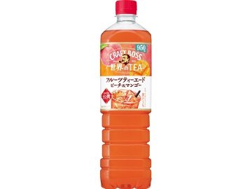【ケース販売】クラフトボス 世界のＴＥＡフルーツティーＰ９５０  ×12 【全国送料無料】(一部地域別途)・まとめ買い・防災備蓄にも最適の画像