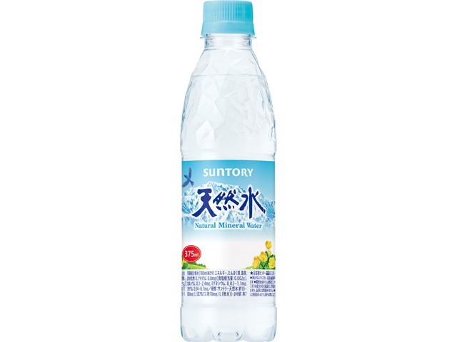 【ケース販売】サントリー 天然水 Ｐ３７５  ×24 【全国送料無料】(一部地域別途)・まとめ買い・防災備蓄にも最適の画像