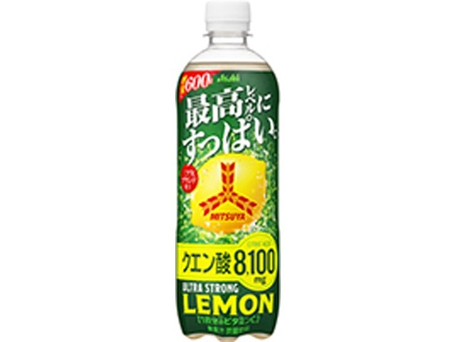 【ケース販売】三ツ矢 ウルトラストロングレモンＰ６００ｍｌ  ×24 【全国送料無料】(一部地域別途)・まとめ買い・防災備蓄にも最適の画像