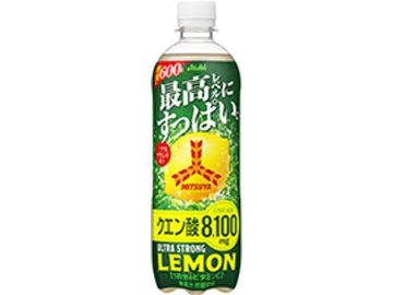 【ケース販売】三ツ矢 ウルトラストロングレモンＰ６００ｍｌ  ×24 【全国送料無料】(一部地域別途)・まとめ買い・防災備蓄にも最適の画像