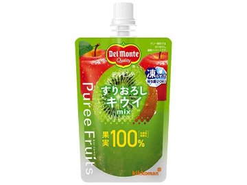 【ケース販売】ＤＭ ピュレフルーツ すりおろしキウイ１１０ｇ  ×6 【全国送料無料】(一部地域別途)・まとめ買い・防災備蓄にも最適の画像