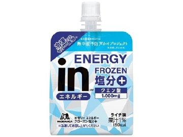 【ケース販売】森永 ｉｎゼリーエネルギーフローズン塩分＋１５０ｇ  ×6 【全国送料無料】(一部地域別途)・まとめ買い・防災備蓄にも最適の画像