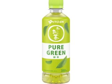 【ケース販売】伊藤園 お?いお茶ＰＵＲＥＧＲＥＥＮ Ｐ３５０ｍｌ ×24 【全国送料無料】(一部地域別途)・まとめ買い・防災備蓄にも最適の画像