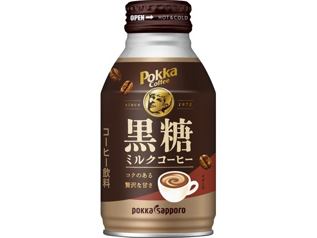 【ケース販売】ポッカサッポロフード 黒糖ミルクコーヒー Ｂ缶２６０ｇ  ×24 【全国送料無料】(一部地域別途)・まとめ買い・防災備蓄にも最適の画像