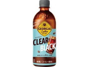 【ケース販売】ジョージア クリアブラック Ｐ５００ｍｌ ×24 【全国送料無料】(一部地域別途)・まとめ買い・防災備蓄にも最適の画像