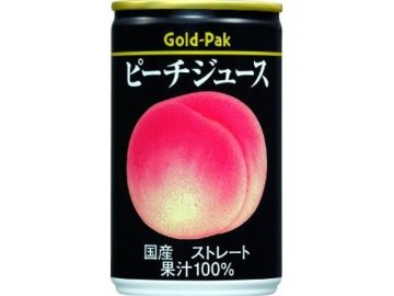 【ケース販売】ゴールドパック ピーチジュース缶１６０ｇ ×20 【全国送料無料】(一部地域別途)・まとめ買い・防災備蓄にも最適の画像