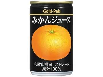 【ケース販売】ゴールドパック みかんジュース缶１６０ｇ ×20 【全国送料無料】(一部地域別途)・まとめ買い・防災備蓄にも最適の画像