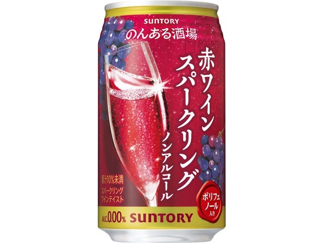 【ケース販売】サントリー のんある酒場 赤ワインスパークリング  ×24 【全国送料無料】(一部地域別途)・まとめ買い・防災備蓄にも最適の画像