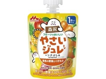 【ケース販売】森乳 フルーツでおいしいやさいジュレ黄色７０ｇ ×36 【全国送料無料】(一部地域別途)・まとめ買い・防災備蓄にも最適の画像