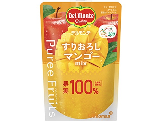 【ケース販売】ＤＭ ピュレフルーツ すりおろしマンゴー１１０ｇ  ×6 【全国送料無料】(一部地域別途)・まとめ買い・防災備蓄にも最適の画像