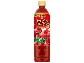 【ケース販売】ＤＭ リコピンリッチ トマト飲料Ｐ８００ｍｌ   ×15 【全国送料無料】(一部地域別途)・まとめ買い・防災備蓄にも最適の画像