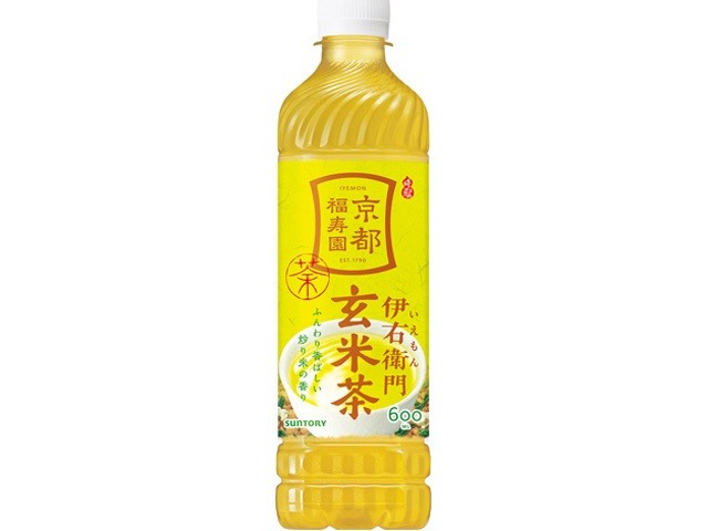 【ケース販売】伊右衛門 玄米茶（手売り用）Ｐ６００ｍｌ  ×24 【全国送料無料】(一部地域別途)・まとめ買い・防災備蓄にも最適の画像