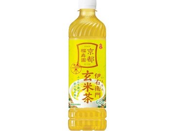 【ケース販売】伊右衛門 玄米茶（手売り用）Ｐ６００ｍｌ  ×24 【全国送料無料】(一部地域別途)・まとめ買い・防災備蓄にも最適の画像