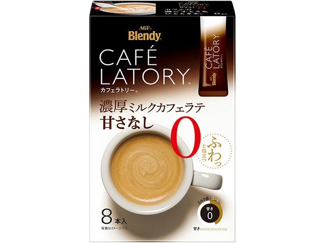 【ケース販売】カフェラトリー カフェラテノンスウィート８Ｐ  ×6 【全国送料無料】(一部地域別途)・まとめ買い・防災備蓄にも最適の画像