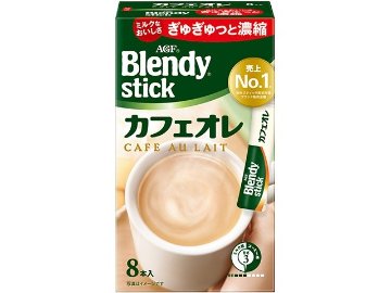 【ケース販売】ブレンディ スティックカフェオレ８本  ×6 【全国送料無料】(一部地域別途)・まとめ買い・防災備蓄にも最適の画像
