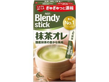 【ケース販売】ブレンディ スティック抹茶オレ６本  ×6 【全国送料無料】(一部地域別途)・まとめ買い・防災備蓄にも最適の画像