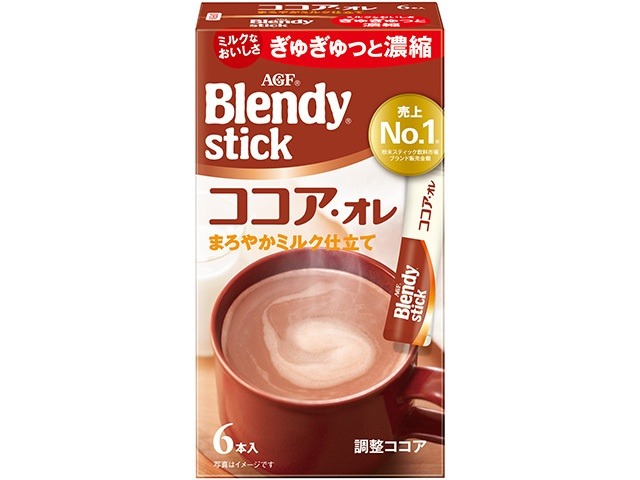 【ケース販売】ブレンディ スティックココアオレ６本  ×6 【全国送料無料】(一部地域別途)・まとめ買い・防災備蓄にも最適の画像